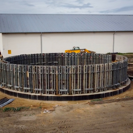 Budowa zbiorników okrągłych